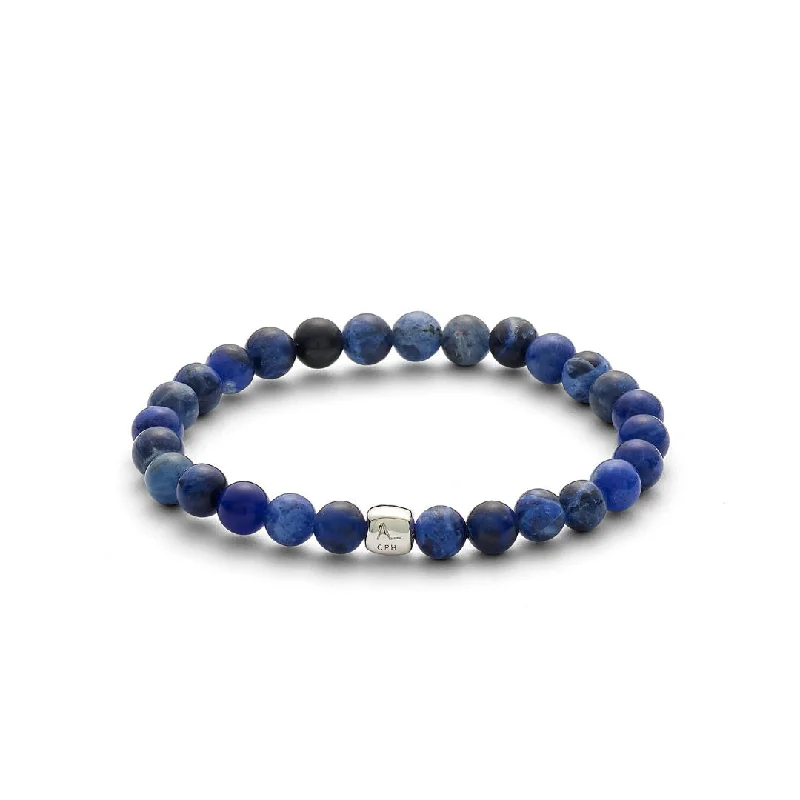 Elevate Your Jewelry Collection With Limited-Time Savings ColorUp Sodalite (6mm) Silver Bracelet