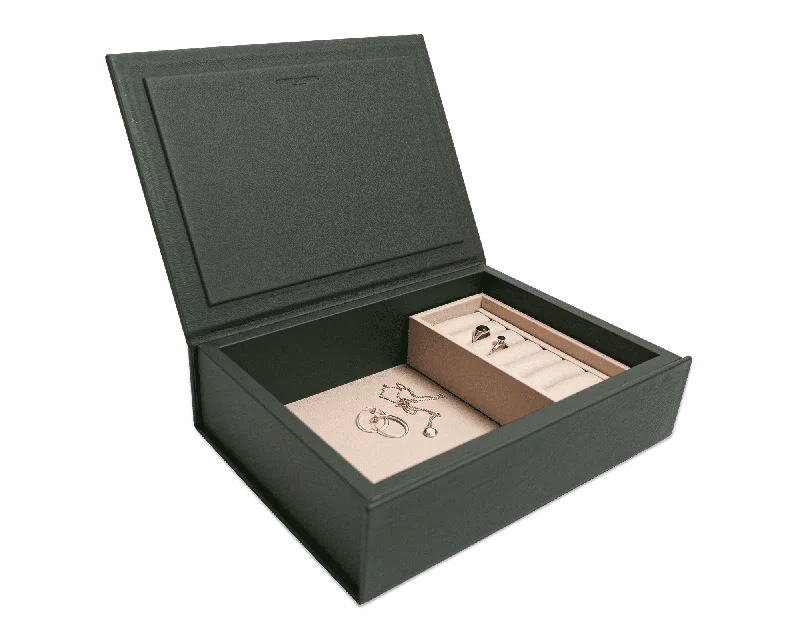 Jewelry Clearance Event – Stock Up Before It's Over Forest Leather Jewellery Box, Large