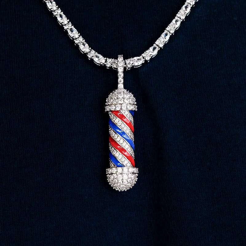 Limited-Time Offer On Elegant Jewelry Pieces Barber Pole Pendant