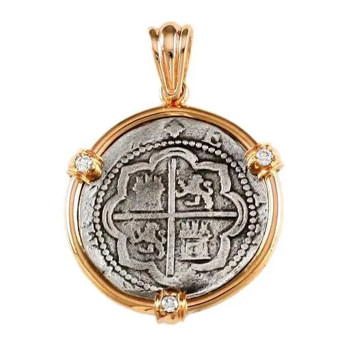 Timeless Elegance Now At Special Discounts Pendant with 1 1/8" Replica Atocha Coin