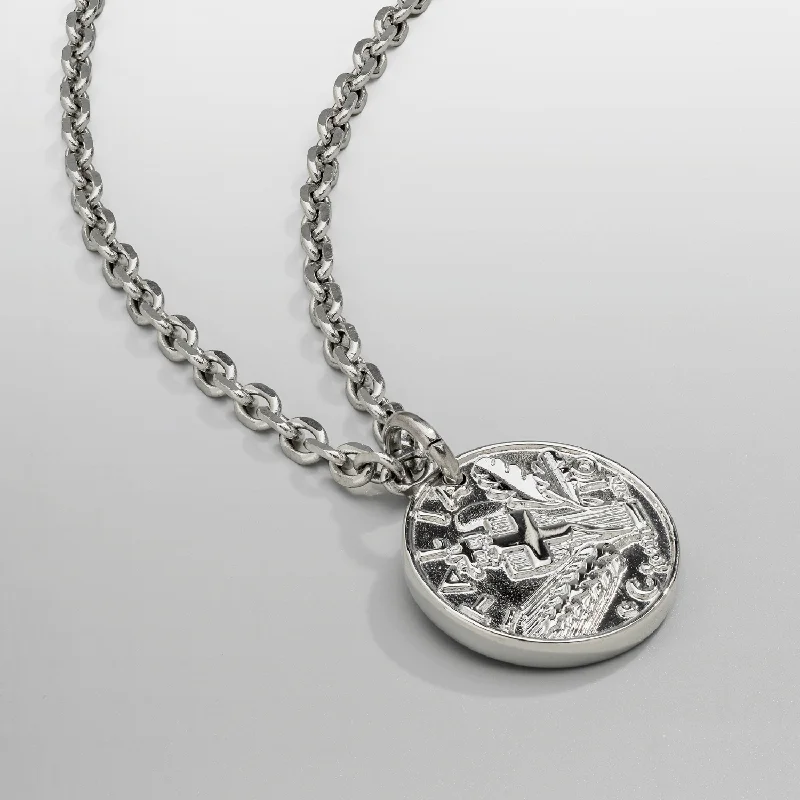 Trending Jewelry Styles Now At Limited-Time Discounts Coin Pendant (Silver)