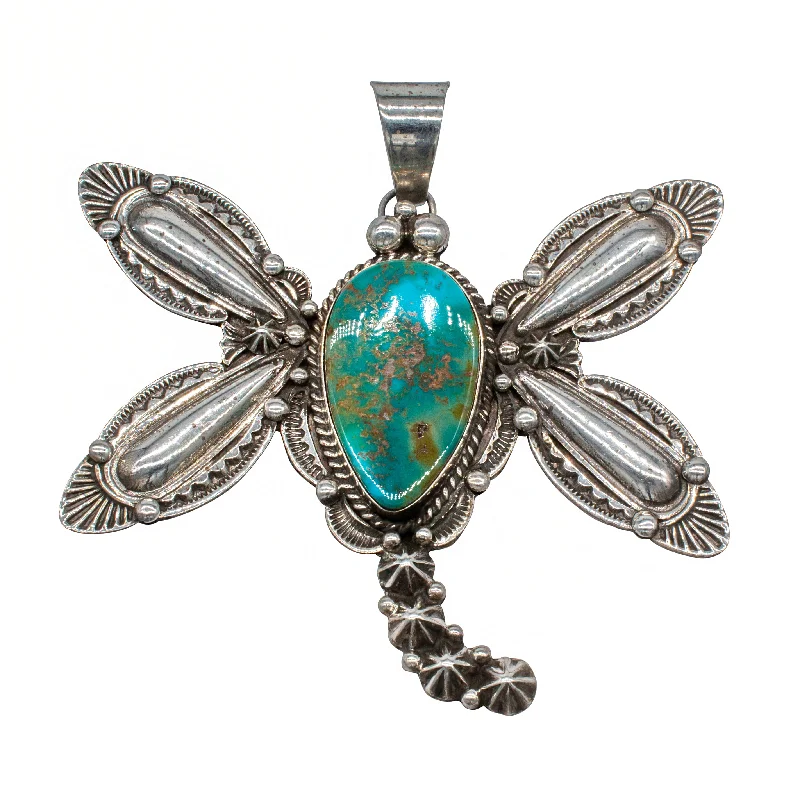 Seasonal Jewelry Clearance – Best Styles At The Lowest Prices Kingman Turquoise Dragonfly Pendant | Donovan Cadman