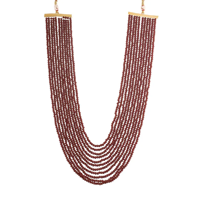 Get The Sparkle You Love At Prices You Adore Etnico Layered Groom Necklace For Men (Mlp30M)