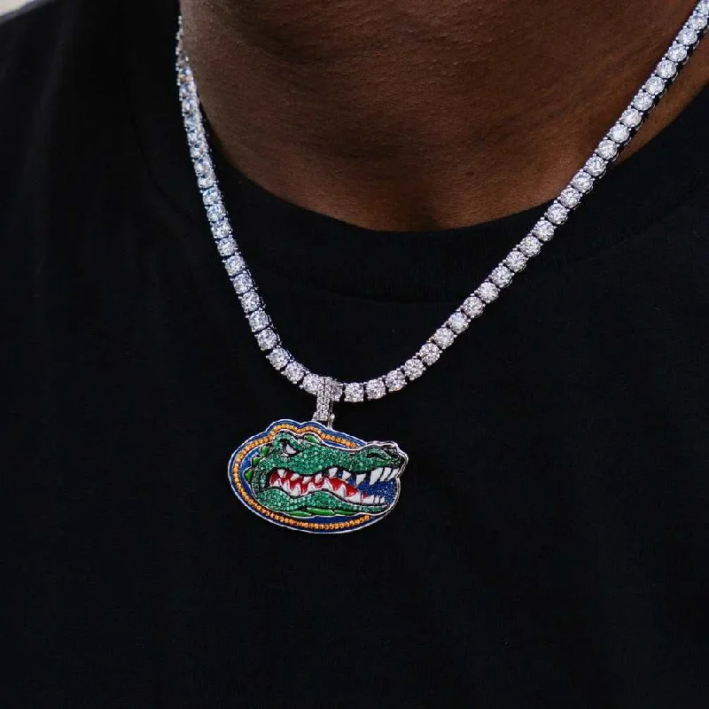 Florida Gators Official NCAA Mascot Logo Pendant