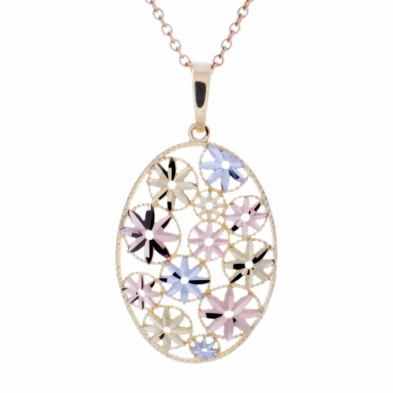 Flash Sale On Elegant Jewelry – Don't Miss Out Gold Tri Tone Pendant