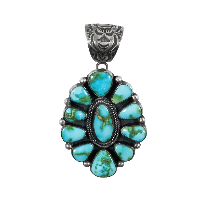 Sonoran Gold Turquoise Pendant | Rosita Calladitto