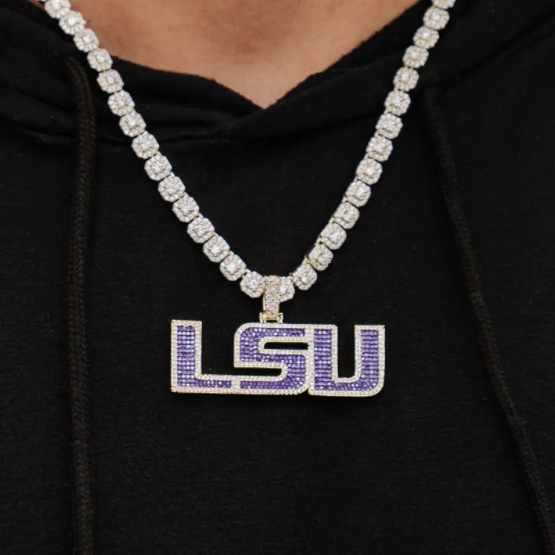 LSU Official NCAA Logo Pendant