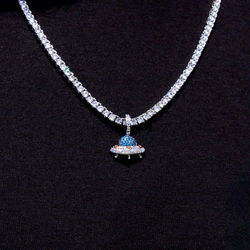 Trending Jewelry Styles Now At Limited-Time Discounts Micro UFO Pendant