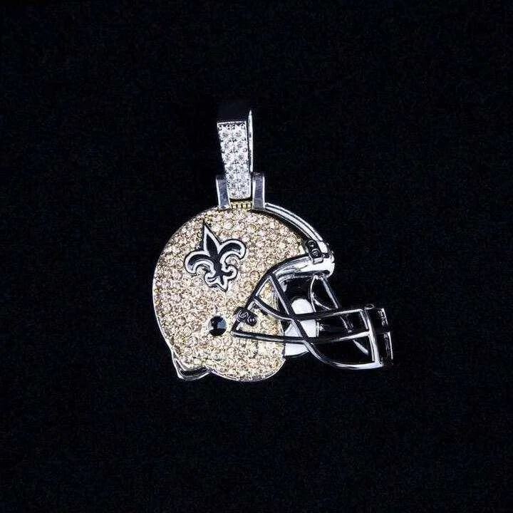 New Orleans Saints Official NFL Helmet Pendant