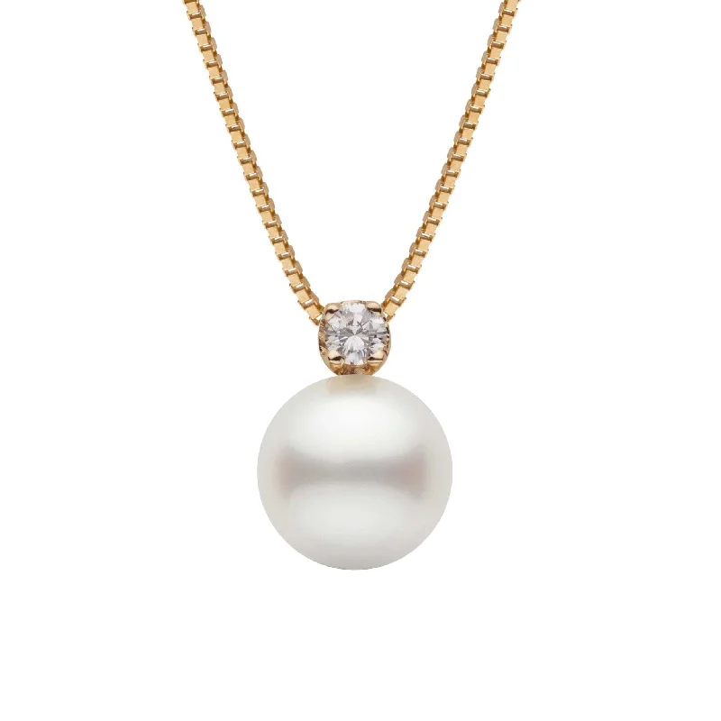 Celebrate With Sparkle – Jewelry Sale Now Live North Star Collection 10.0-11.0 mm White South Sea Pearl and Diamond Pendant