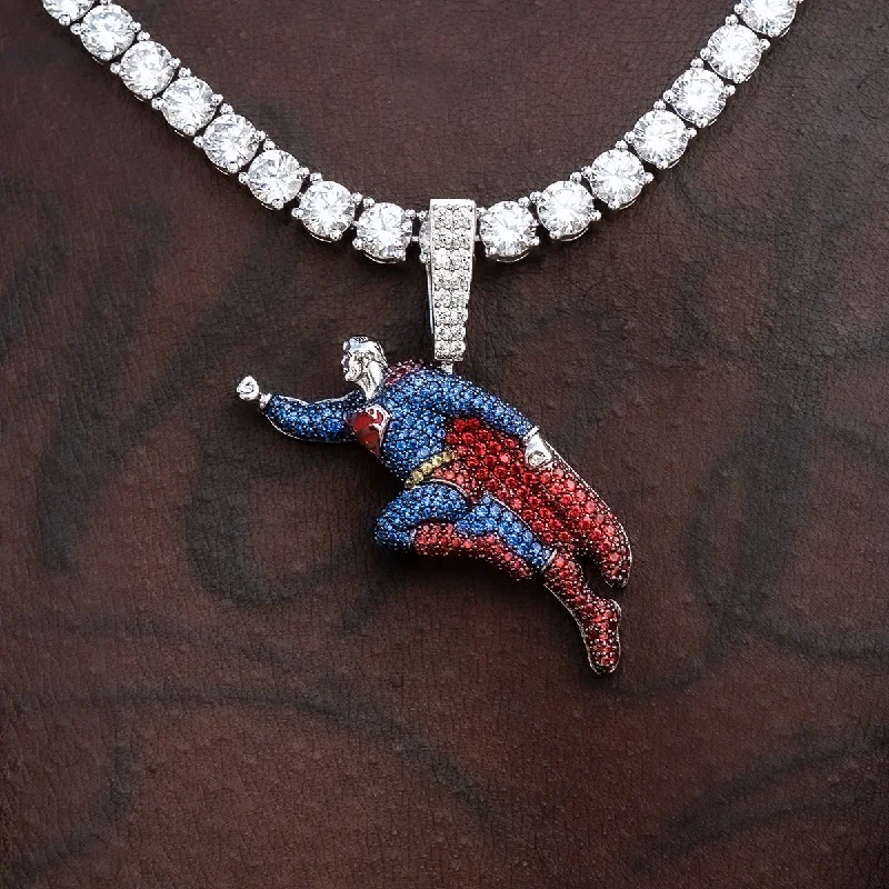 Exclusive Jewelry Offers – Sparkle For Less Official DC Comics Superman Full Body Pendant