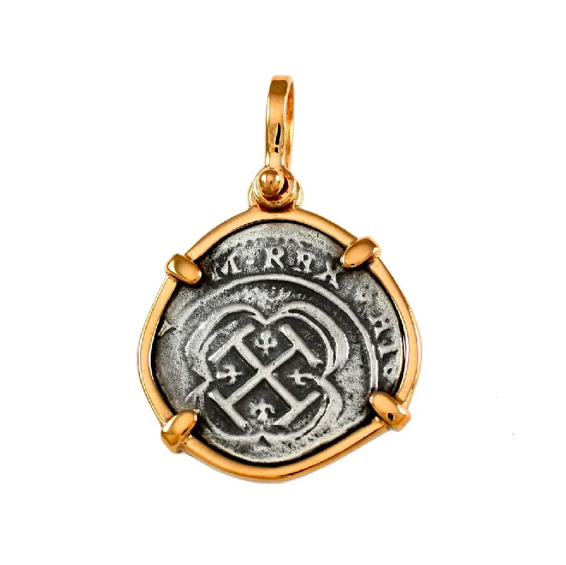 Pendant with 7/8" Replica Atocha Coin