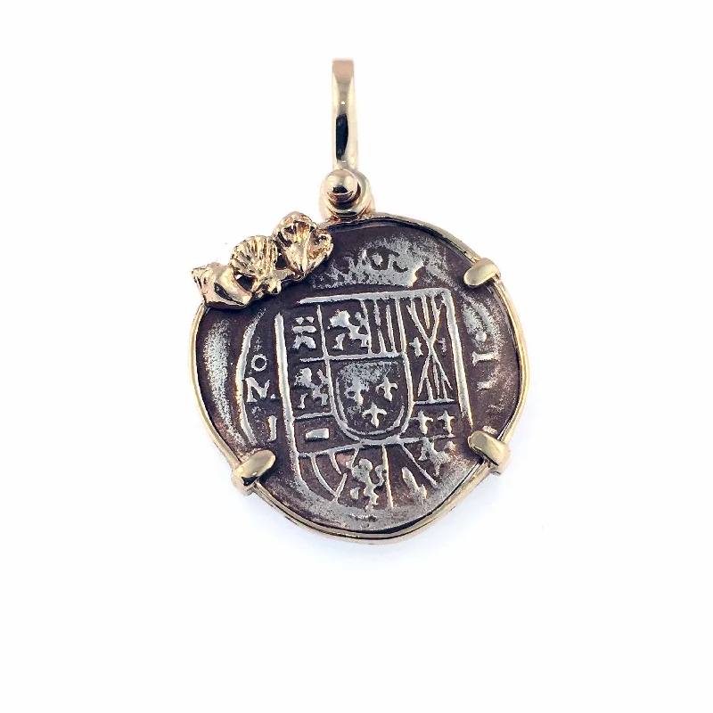 Pendant with 7/8" Replica Atocha Coin