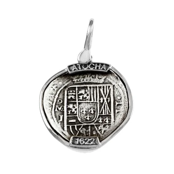 Pendant with Replica Atocha 7/8" Coin