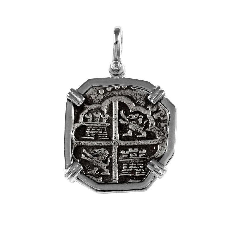 Pendant with 1" Replica Atocha Coin