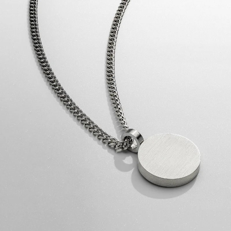 Round Totem Pendant (Silver)