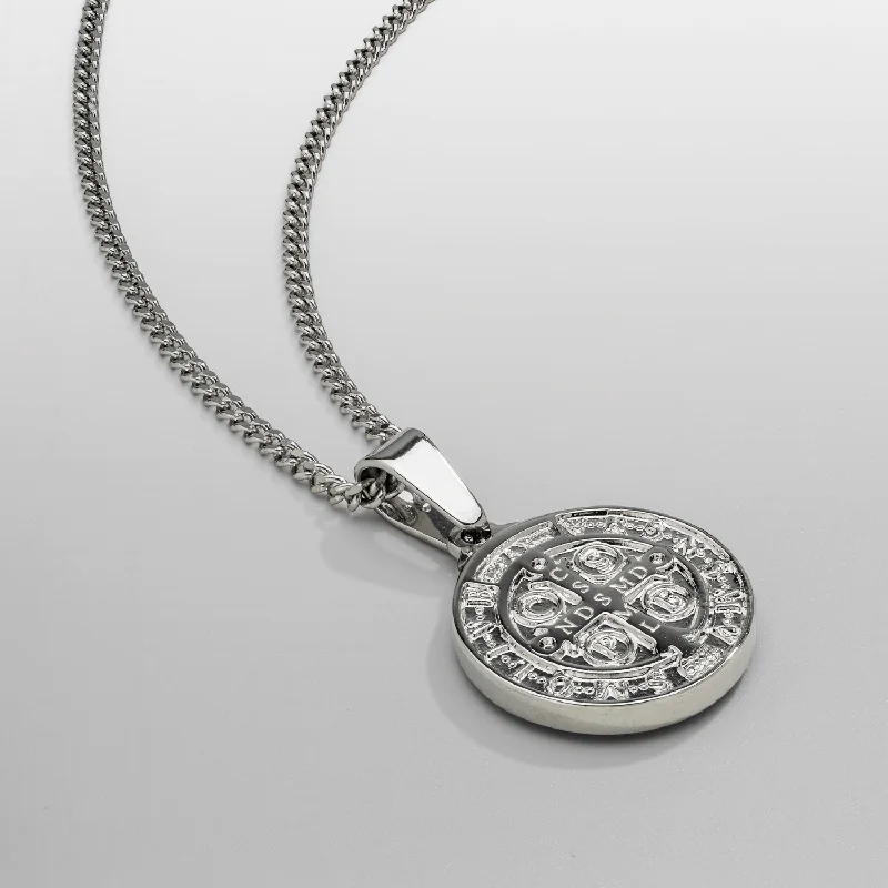 Exclusive Jewelry Sale – Shine For Less Saint Benedict (Silver)