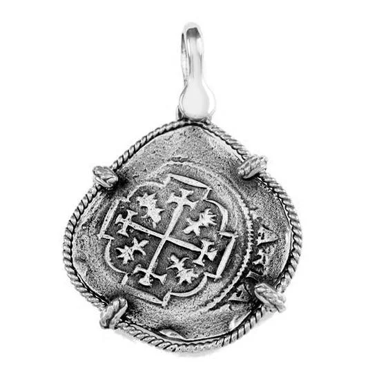 Pendant with 1 1/4" Replica Atocha Coin