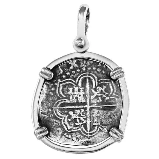 Stunning Jewelry Pieces At The Lowest Prices Ever Pendant with 1 1/2" Replica Atocha Coin