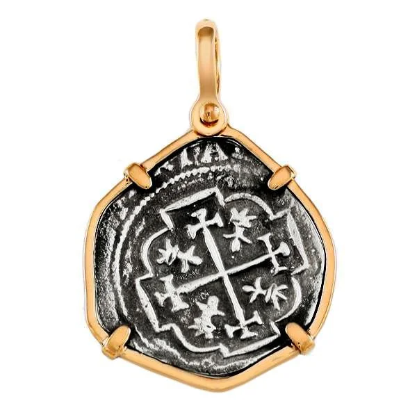 Pendant with 1 1/4" Replica Atocha Coin