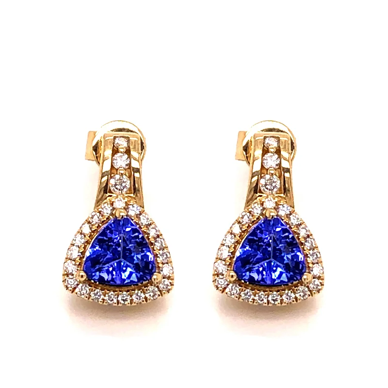 Tanzanite and Diamonds Earrings