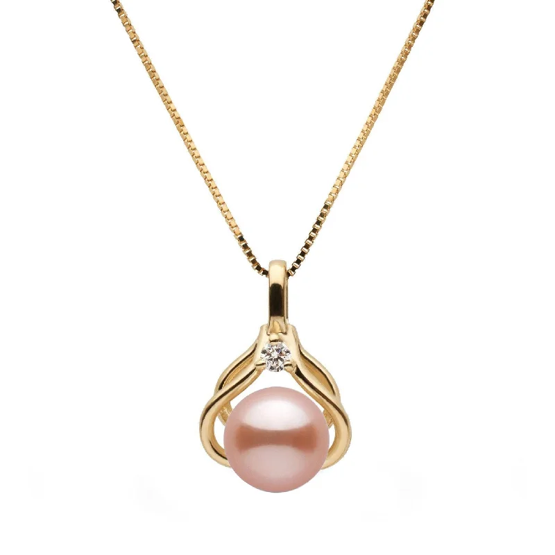 Limited-Stock Jewelry Sale – Once It's Gone, It's Gone Tiara Collection Pink Freshadama Pearl and Diamond Pendant