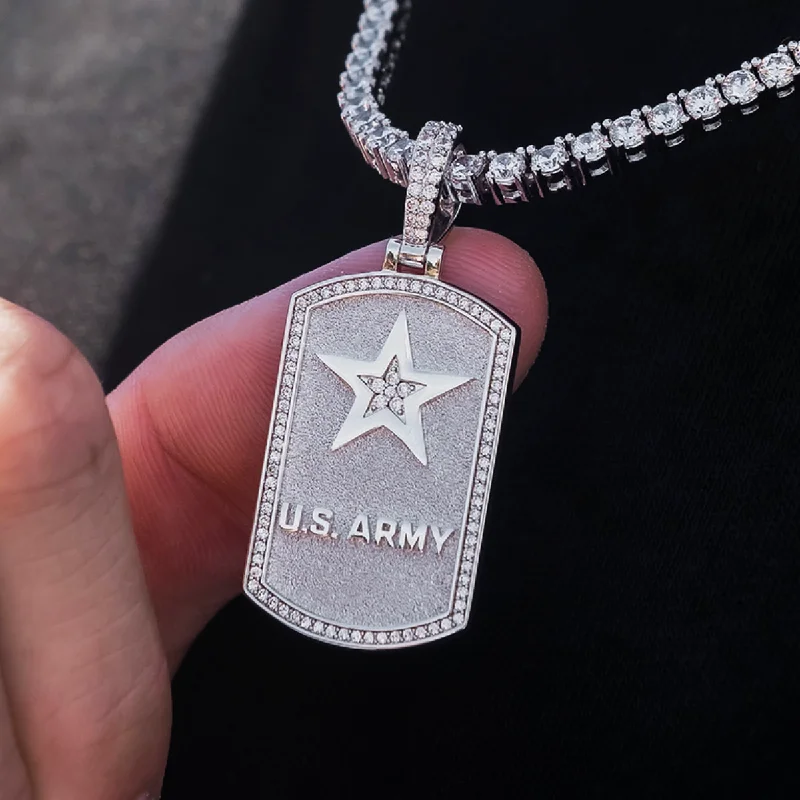 U.S. Army Dog Tag Pendant