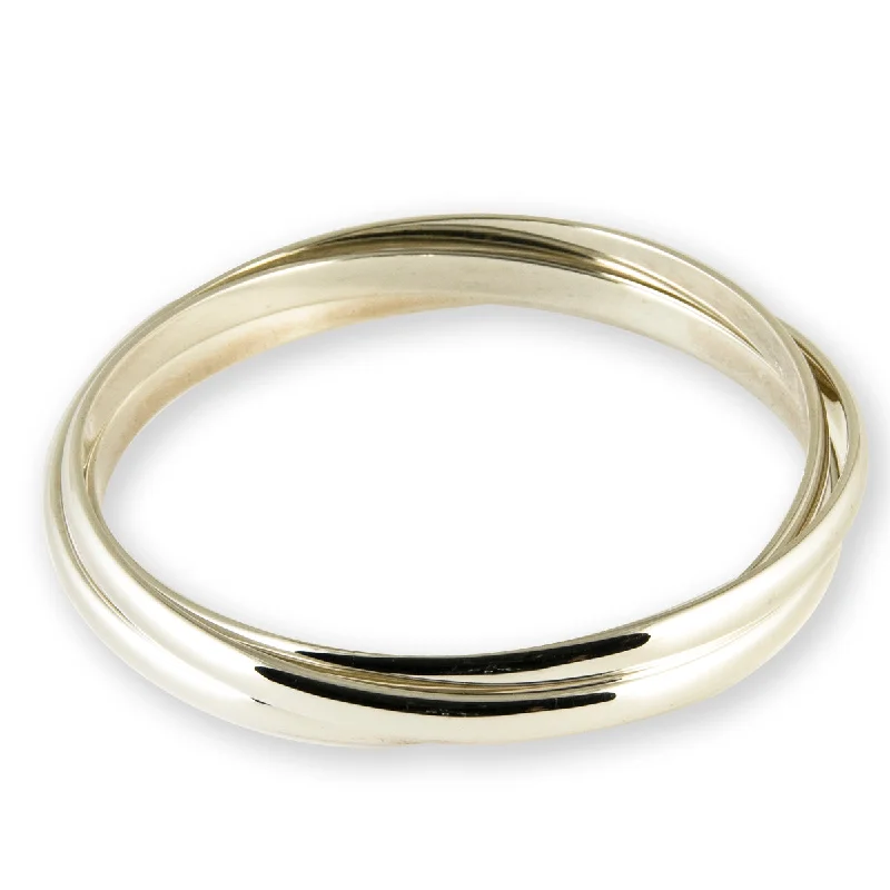 Shop Fine Jewelry With Amazing Deals 3 Band Rolling Bangle Bracelet