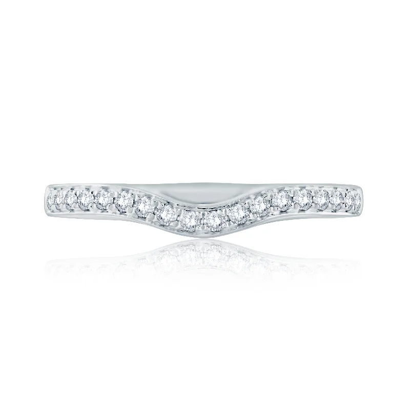 Shine In Style – Shop Jewelry Discounts Today A.Jaffe Classic Contoured Diamond Wedding Band MR1640/14