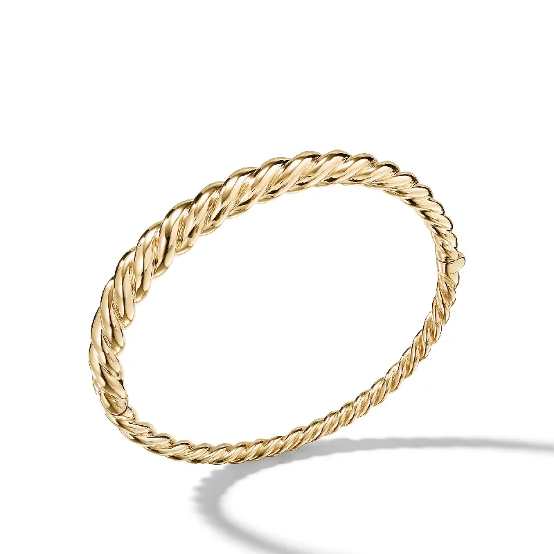 Exclusive Jewelry Offers – Sparkle For Less Pure Form® Cable Bracelet in 18K Yellow Gold\, 6mm