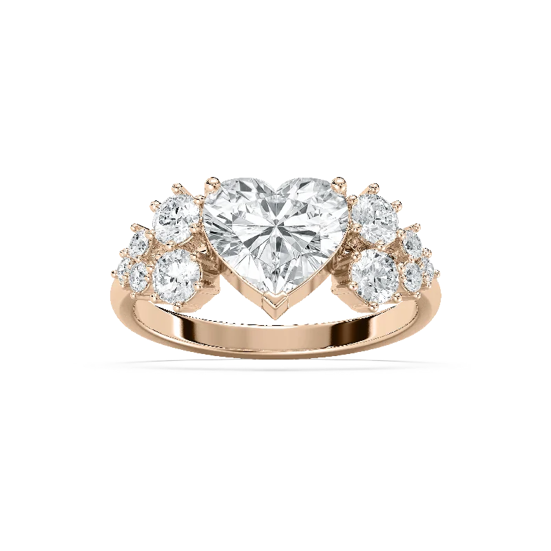 Beautiful Jewelry, Breathtaking Discounts – Hurry In Blossom Heart Ring