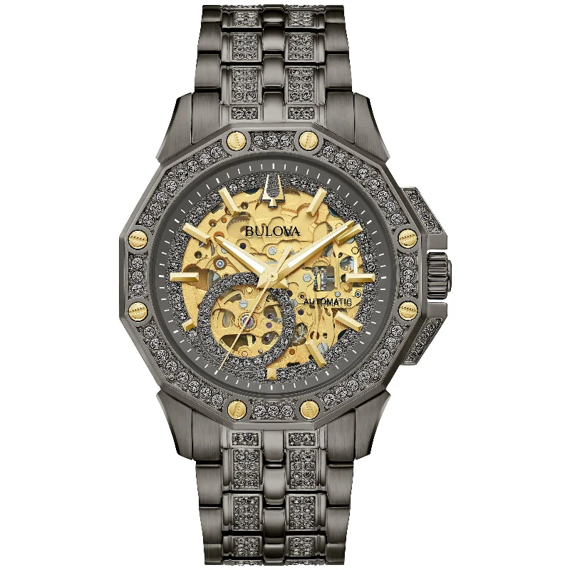 Fashion-Forward Geometric Jewelry For Contemporary Style Bulova Crystal Octava Collection 98A293