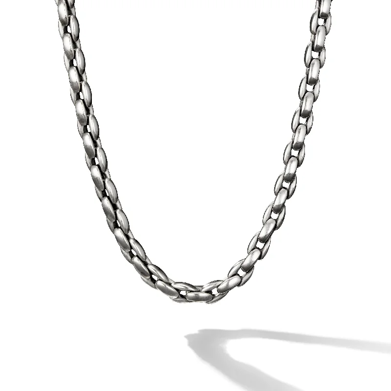 Exclusive Jewelry Bundles At Discounted Rates Elongated Box Chain Necklace in Sterling Silver\, 6mm