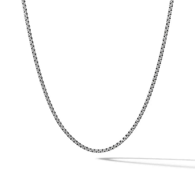 Jewelry Deals That Sparkle – Shop Today Double Box Chain Necklace in Sterling Silver\, 2.6mm