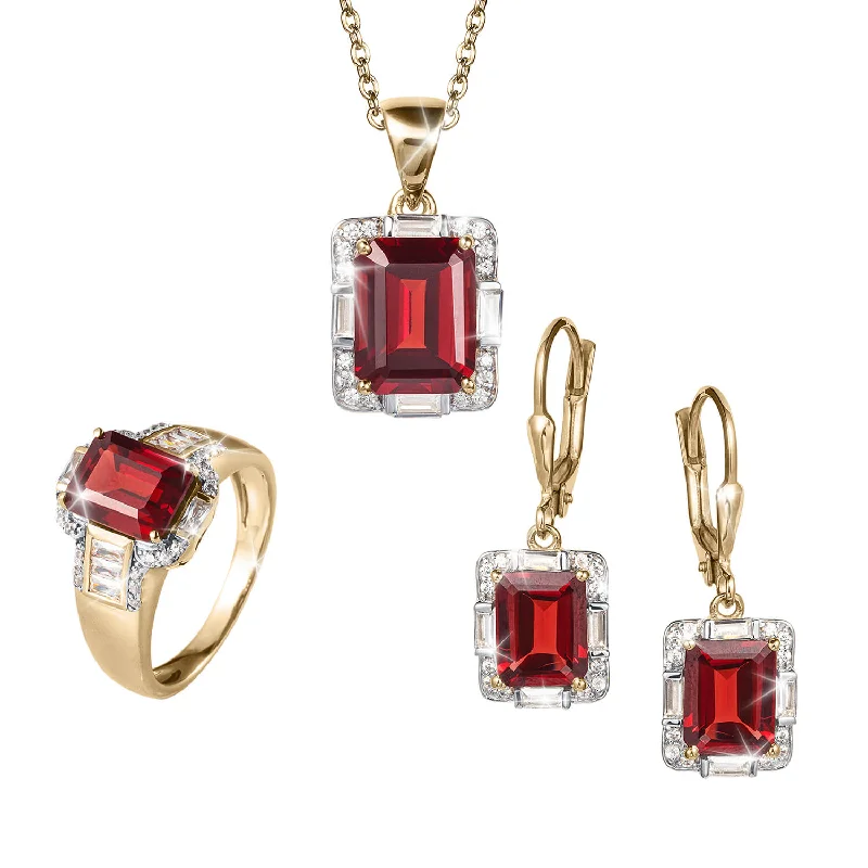 Save On Luxury Jewelry Pieces – Limited-Time Offers Crimson Paradise Garnet Collection