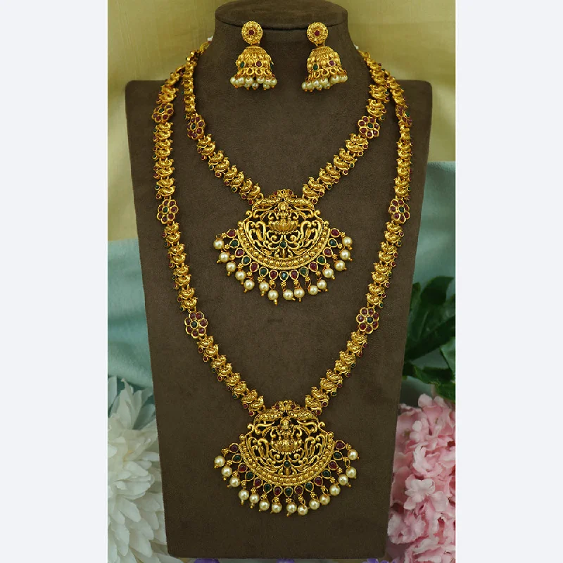 Shop Elegant Jewelry At Unbeatable Prices Diksha Collection Gold Plated Bridal Jewellery  Set