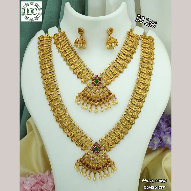 Best-Selling Jewelry Now Available At Special Deals Diksha Collection Gold Plated Bridal Jewellery  Set