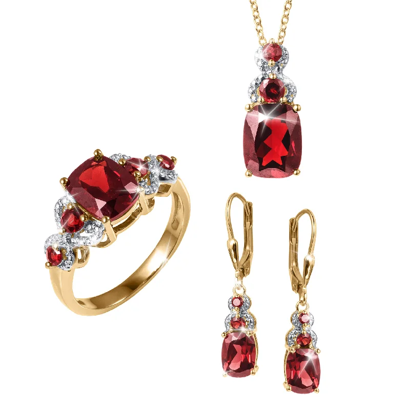 Sparkle More For Less – Jewelry Sale Happening Now Garnet Twist Collection