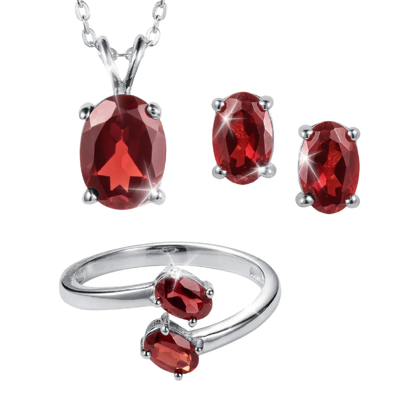 Flash Sale On Exquisite Jewelry – Don't Miss Out Graceful Garnet Collection