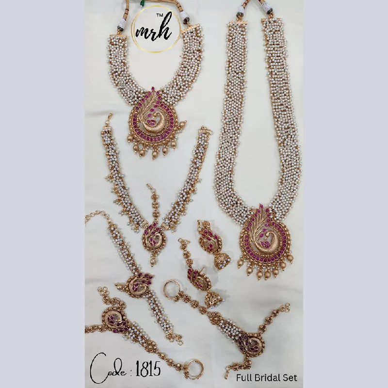 Jewel Addiction Copper Gold Bridal Set