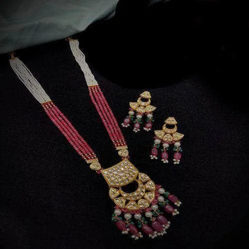 Modern Jewelry At Exclusive Discounts – Shop Today Long Half Chand Necklace Set