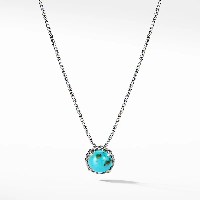 Stunning Statement Jewelry, Unbeatable Discounts Chatelaine Pendant Necklace with Turquoise