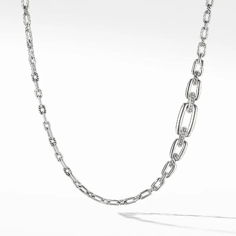 Seasonal Jewelry Deals – Elevate Your Style Wellesley Chain Link Necklace with Diamonds