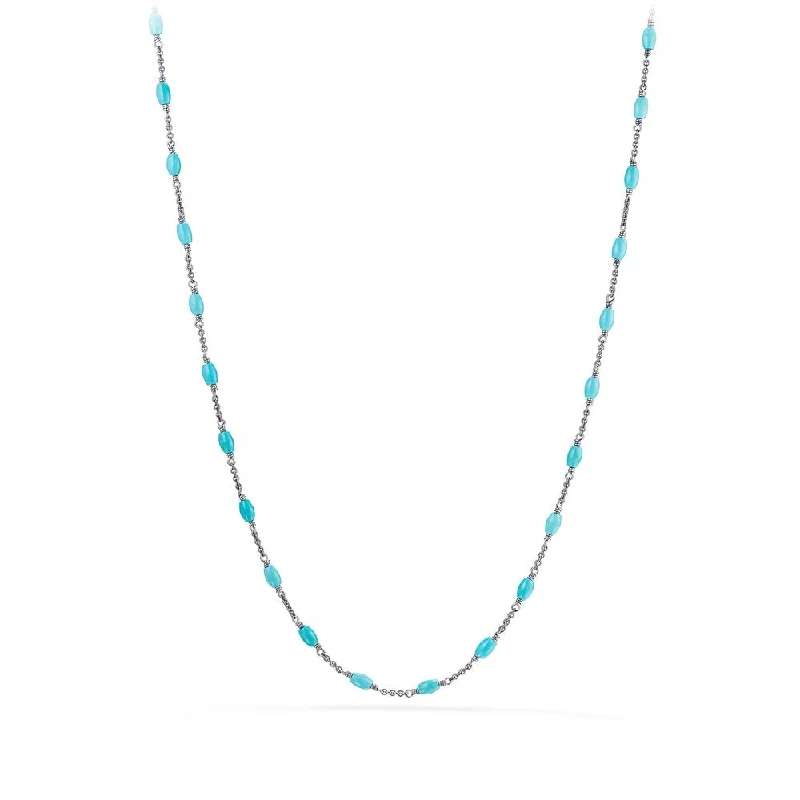 High-End Jewelry, Now More Affordable Than Ever Spiritual Beads Necklace with Chinese Turquoise