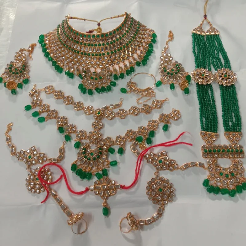 Special Deals On Handcrafted And Designer Jewelry Neetu Art Gold Plated Bridal Jewellery Set