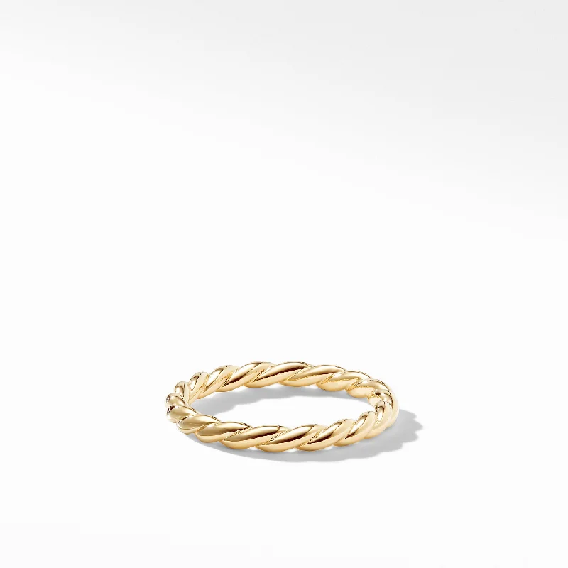 Elegant Jewelry Pieces At Unbelievable Prices Petite Band Ring in 18K Yellow Gold\, 2.8mm