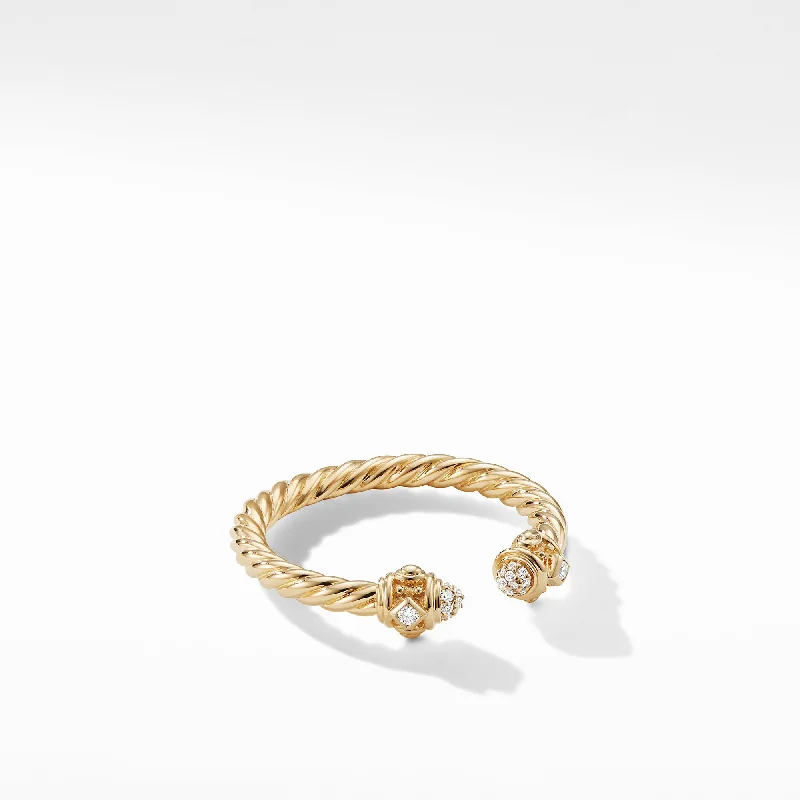 Exclusive Jewelry Sale – Grab Timeless Pieces Now Renaissance Ring in 18K Yellow Gold with Diamonds\, 2.3mm