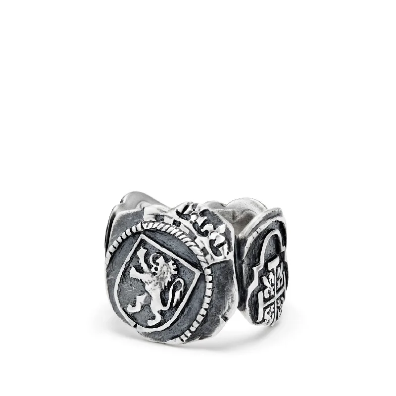 Grab Your Favorite Jewelry At The Lowest Prices Shipwreck Signet Coin Ring\, 20mm