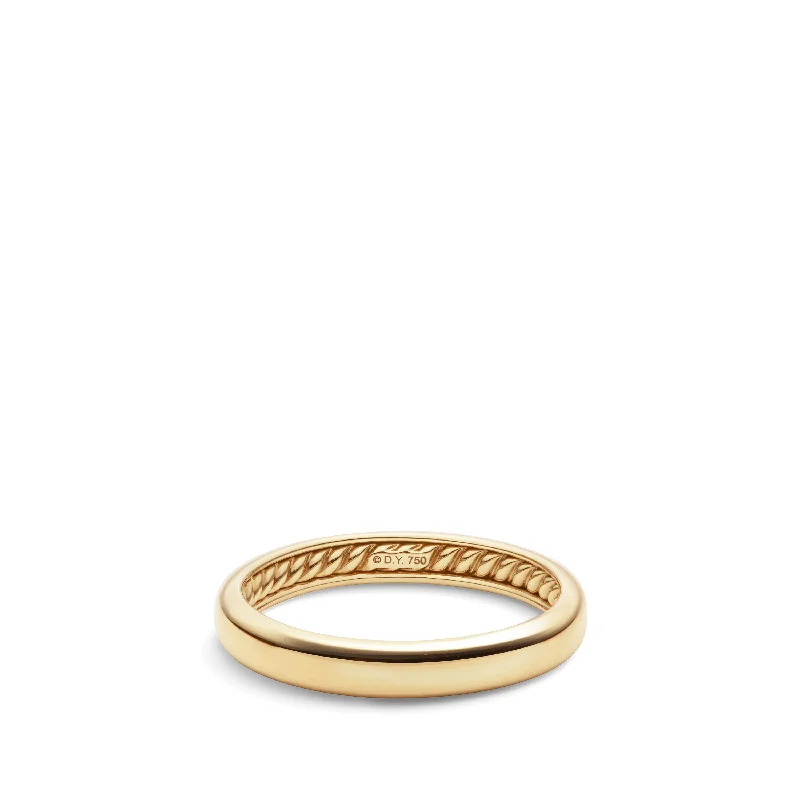 Limited-Stock Jewelry Clearance – Grab Your Favorites Now DY Classic Band Ring in 18K Yellow Gold\, 3.5mm