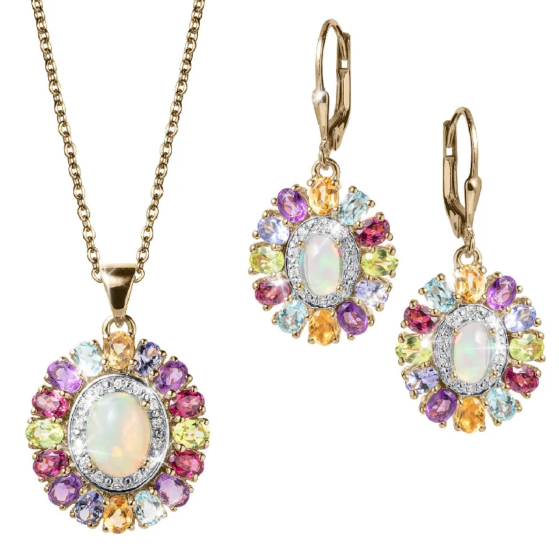 Sparkle For Less – Shop Jewelry Deals Now Rainbow Opal Collection